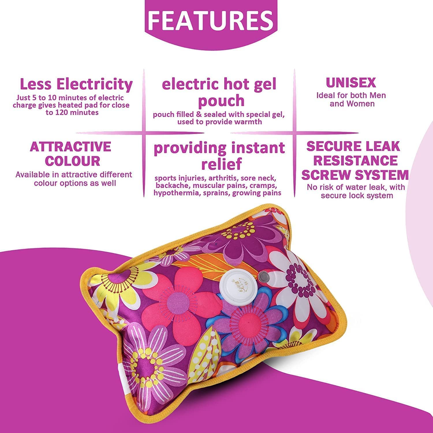 Electric Warm Bag Hot Water Bag Pain Relief